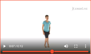 Bilde av øvelse for gå sidelengs, kryss foran (10) - Klikk for å se videoinstruksjon på Exorlive.com sine egne sider