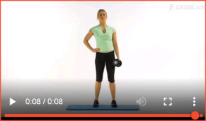 Bilde av øvelse for stående sidebøy (16) - Klikk for å se videoinstruksjon på Exorlive.com sine egne sider