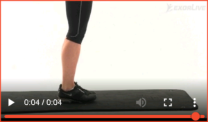 Bilde av øvelse for balanse tåhev på matte (25) - Klikk for å se videoinstruksjon på Exorlive.com sine egne sider