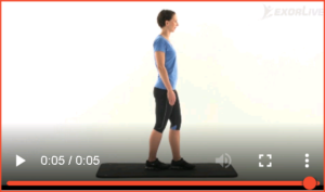 Bilde av øvelse for tandem stående (27) - Klikk for å se videoinstruksjon på Exorlive.com sine egne sider