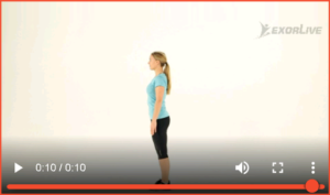 Bilde av øvelse for stående superkvinne (28) - Klikk for å se videoinstruksjon på Exorlive.com sine egne sider