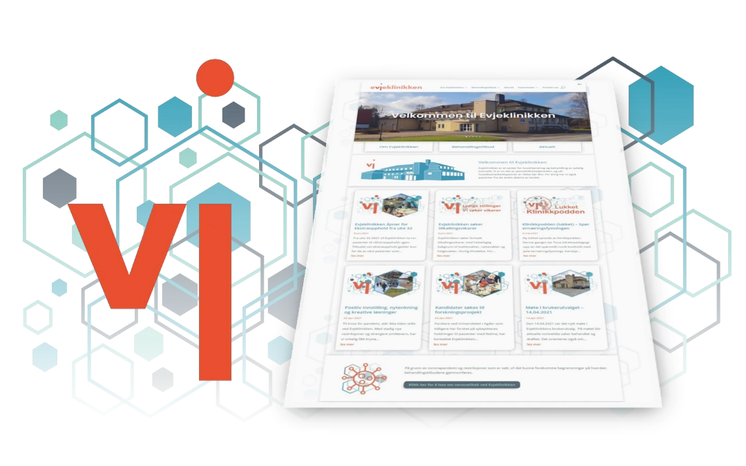 Ny oppdatert nettside med nytt design